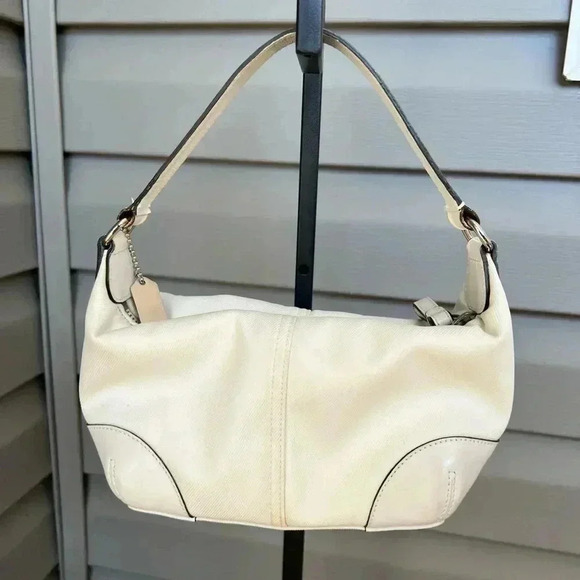Y2K Coach Off-White Mini Bag - Picture 1 of 12